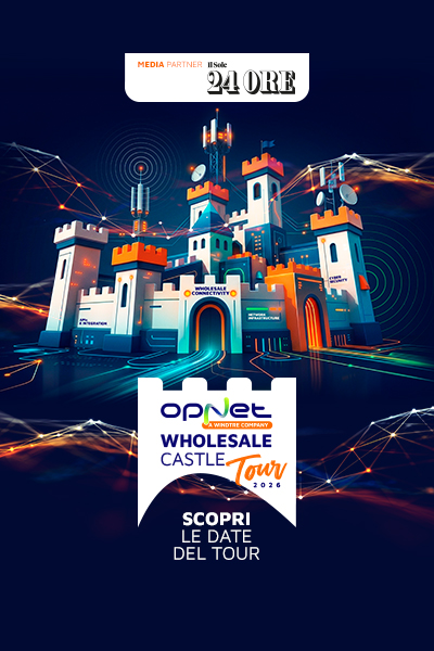 OpNet Wholesale Castle Tour 2026, media partner Il Sole 24 Ore: scopri le date del tour