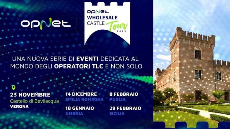 OpNet Wholesale Castle Tour al Castello di Bevilacqua